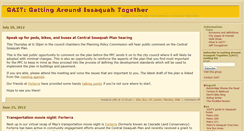 Desktop Screenshot of gettingaroundissaquah.org