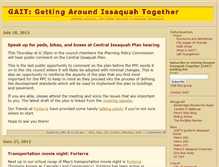 Tablet Screenshot of gettingaroundissaquah.org